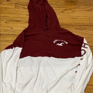 Hollister cropped hoodie